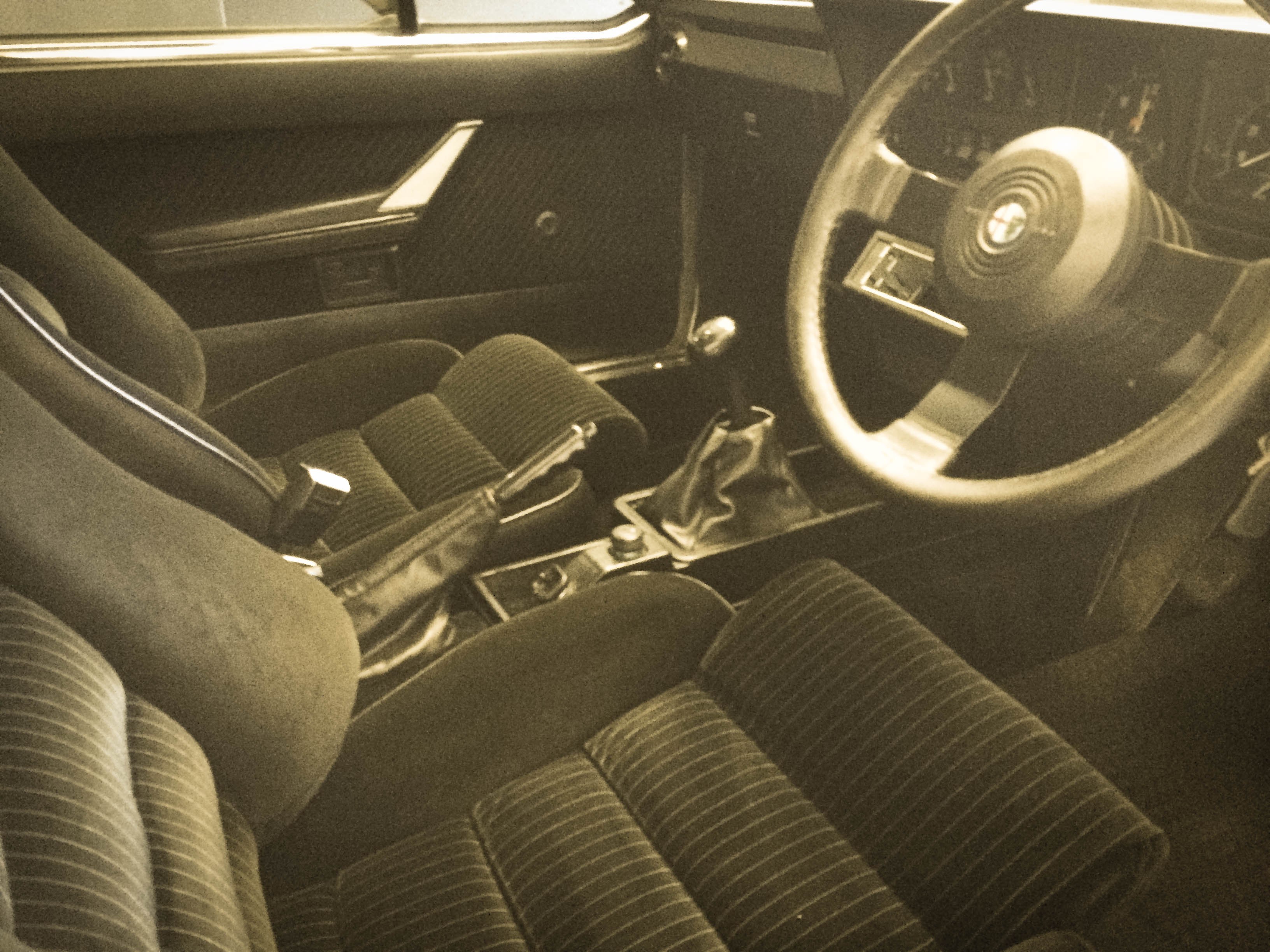 Alfa Romeo GTV6 – Interior