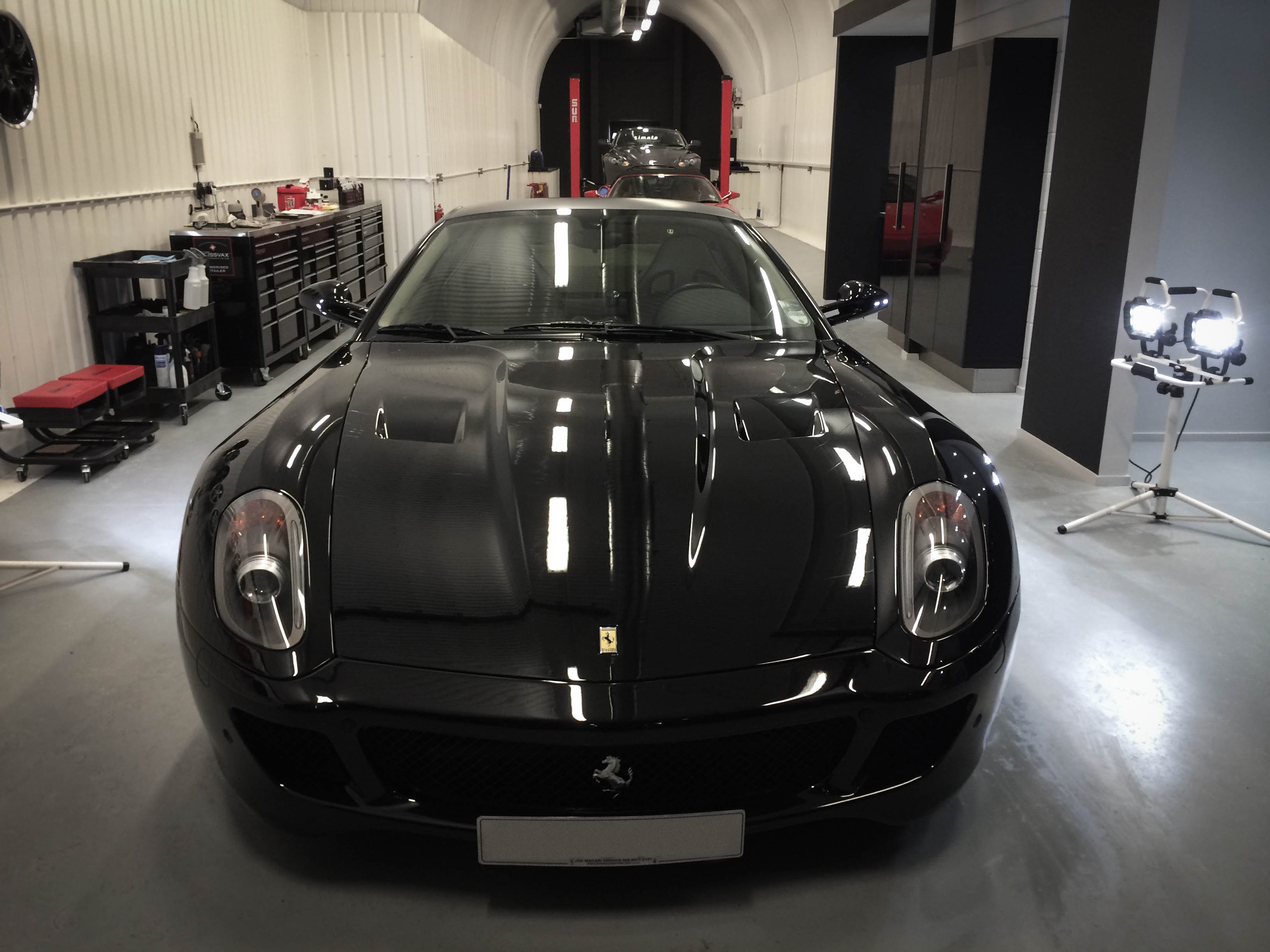 Ferrari 599 GTB straight on