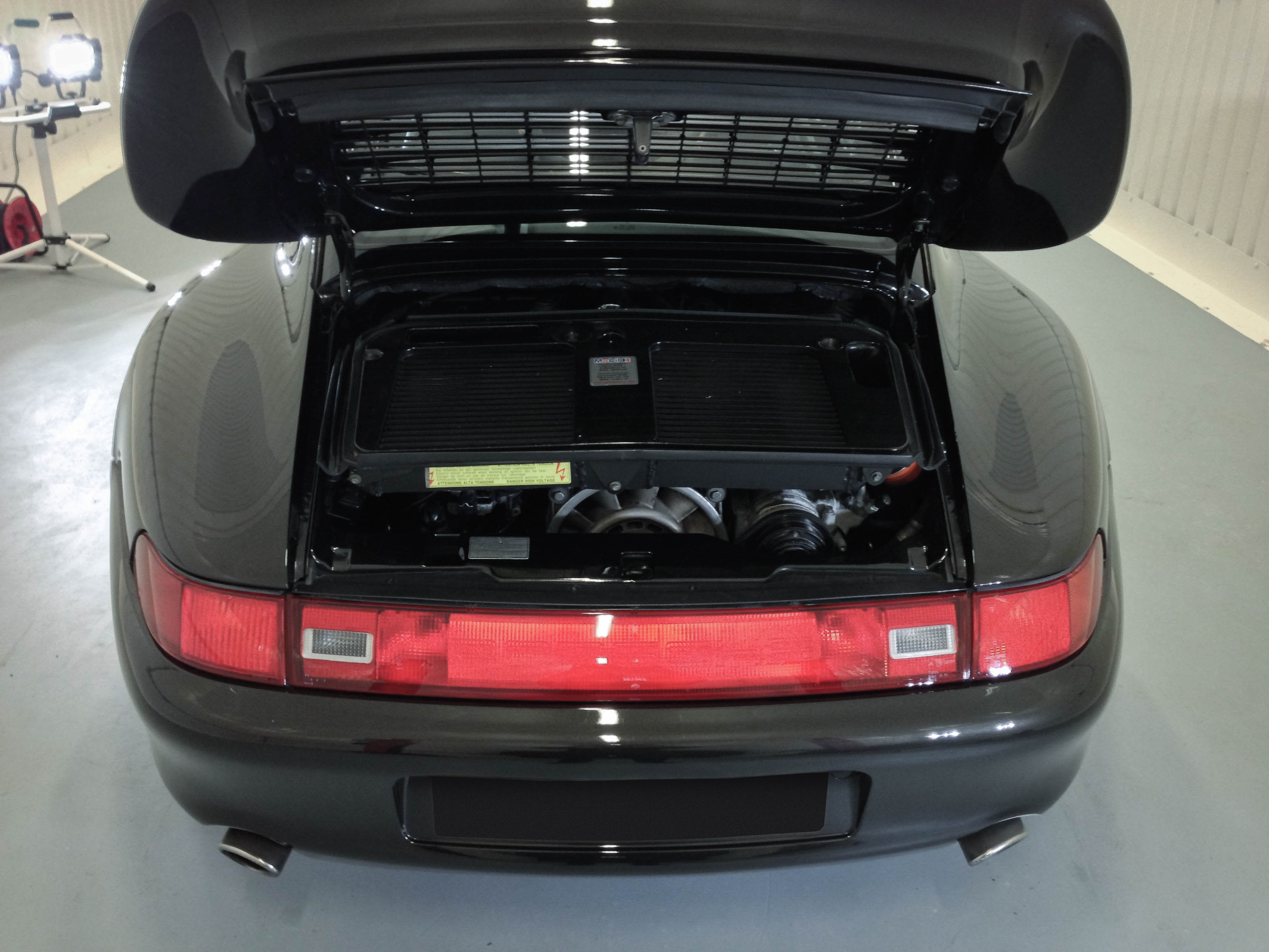 Porsche 911 Turbo – Clean engine
